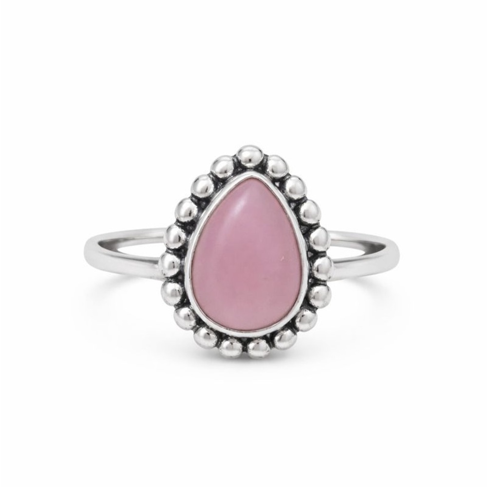 Pink Peruvian Opal Ring